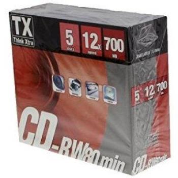 CD-RW 700mb slim 8-12x CF.5