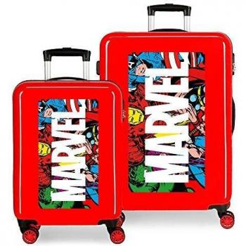 Maletas Rígidas Marvel Los Vengadores 55/68 cms Rojo