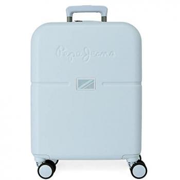 Pepe Jeans unisex. 7698634 Maleta de cabina Accent expandible rígida azul -40x55x20cm