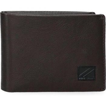 Pepe Jeans. Cartera de piel Chief Marrón