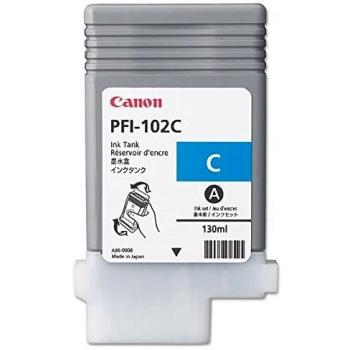 Cartuccia Ciano Dye Compatibile per Canon IPF500, IPF600, IPF700, LP17, LP24 PFI-102C