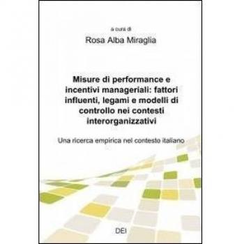 Misure di performance e incentivi manageriali: fattori influenti, legami e modelli di controllo nei contesti interorganizzativi
