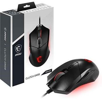 MSI Clutch GM08 Ambidextrous USB Type A Optical Mouse with 4200 DPI S12-0401800-CLA