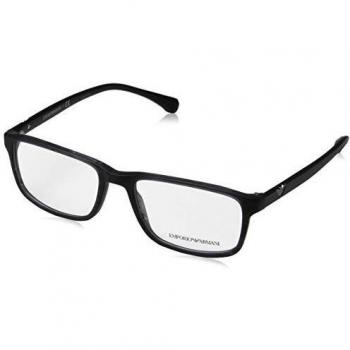 Emporio Armani 0EA3098, Monturas de Gafas para Hombre, Matte Striped Blue, 53