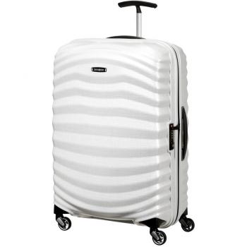 Maletas Samsonite Lite-Shock 69/25 Spinner Carry On Bag, 69 cm, 73 litros, color blanco (Off White)