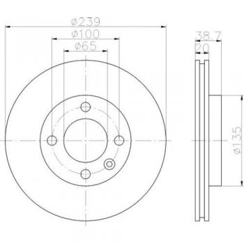 DISCO DE TRAVÃO TEXTAR 92012103