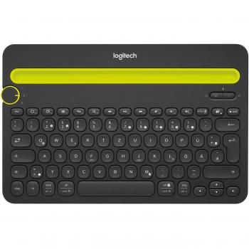 Logitech K480 Tastiera Wireless Multidispositivo Layout Tedesco QWERTZ