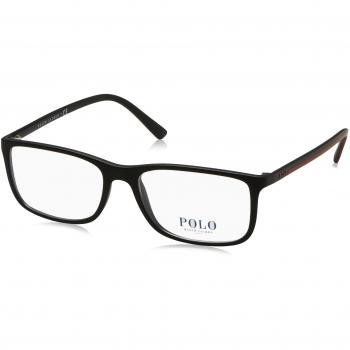 Polo Ralph Lauren 0PH2162, Monturas de Gafas para Hombre, Negro (Matte Black), 56