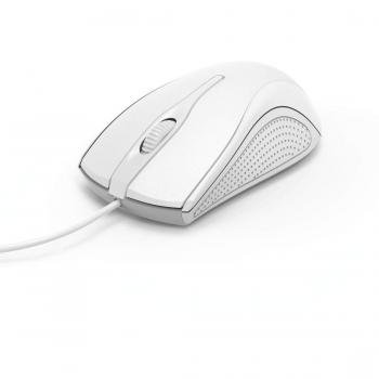 Hama MC-200 Mouse Cablato Bianco