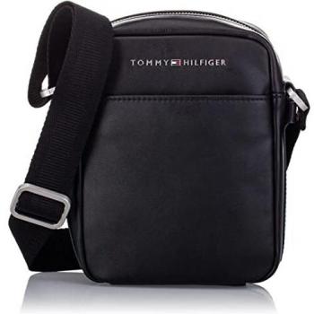 Tommy Hilfiger Th City Mini Reporter, Bolsa Hombre, Negro (black), 21 X 16 X 6 Cm