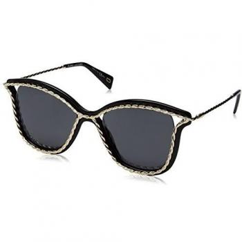 Marc Jacobs Marc 160/S IR 807 52 Gafas de sol, Negro (Negro/Azul Gris), Mujer