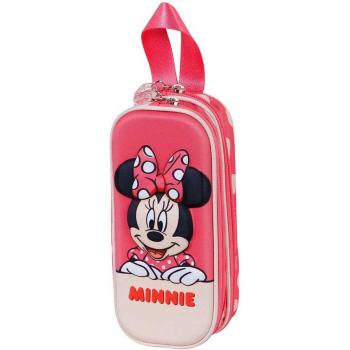 Karactermania Estuche Doble Portatodo 3D Minnie Mouse Bobblehead