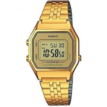 Casio Reloj Mujer Digital Acero Inoxidable LA680WEGA-9ER