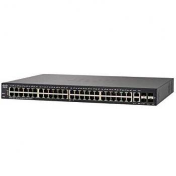 Cisco SF250-48HP 48-port switch managed L2 48 x 10/100 (PoE+) + 2 x 10/100/1000 + 2 x combo Gigabit SFP + 2 x Gigabit SFP PoE+ (195 W)