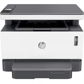HP Neverstop 1202n, Stampante Laser A4 Multifunzione con Serbatoio Toner a Ricarica Rapida, Stampa, Copia, Scansione, USB, Ethernet, Velocità 20 ppm, HP Smart, HP Smart Task, Bianca