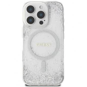 Funda de Resina Glitter para iPhone 16 Pro – Color Prata