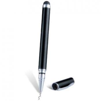 Celly Stylus Pen con Doppia Funzione, Nero Metallizzato