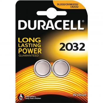 Pack de 2 Pilas de Botón Duracell DL2032