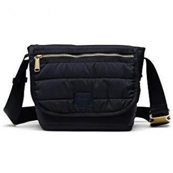 Bandolera Herschel acolchada para mujer color negro