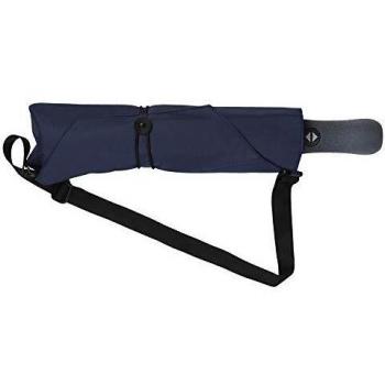 VOGUE. Paraguas Plegable Grande XXL, Azul Marino