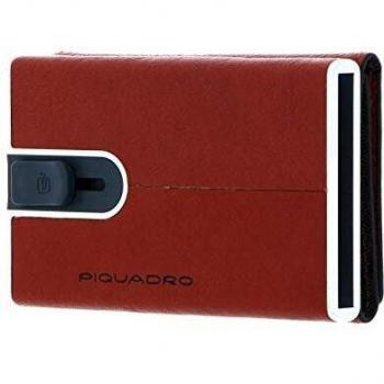 Cartera de cuero Piquadro Arancio