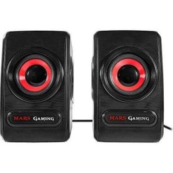 Mars Gaming MRS0 Altoparlanti 10W, Subwoofer, Jack per Cuffie Dirette, USB