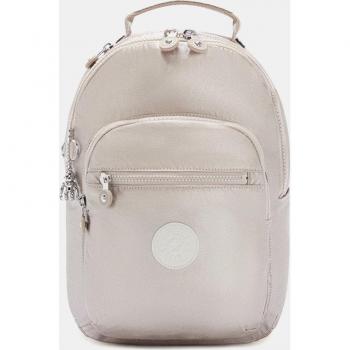 Mochila Kipling Seoul de nylon plata