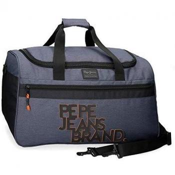Pepe Jeans Troy, Bolsa Mensajero Infantil, Azul, 52x29x29 Cms