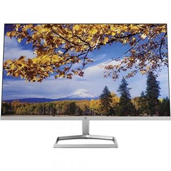 HP M27f Monitor – Schermo da 27 pollici, display Full HD IPS, 75 Hz, tempo di risposta 5 ms, VGA, 2 HDMI, colore argento/nero