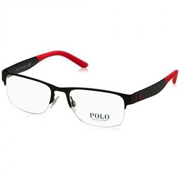 Polo Ralph Lauren 0PH1168, Monturas de Gafas para Hombre, Negro (Rubber Black), 55