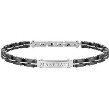 Pulsera de acero y cerámica para hombre Maserati