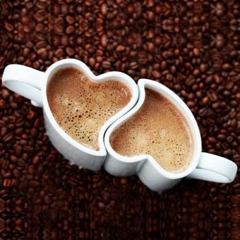 Copas de Corazón Romántico Blancas