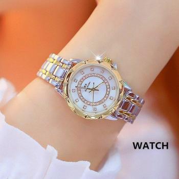 Reloj de lujo con diamantes de imitación para mujer