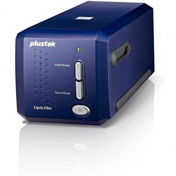 Plustek OpticFilm 8100 Scanner per pellicole/diapositive da 35 mm con 7200 DPI e uscita a 48 bit. Pacchetto Silverfast SE Plus 8, supporto Mac e Windows