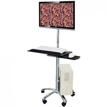 Value Mobile PC Cart, silver