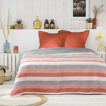 Manta Douceur d'Intérieur Cubrecama 1 Persona 180x220 cm Polycotón Jacquard Fiby Terra