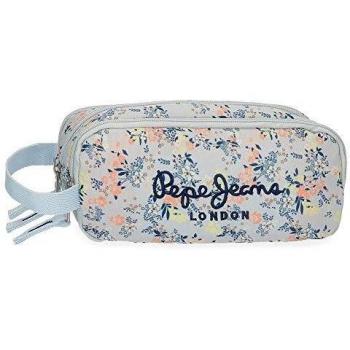Estuche Pepe Jeans Malila Triple Cremallera Azul
