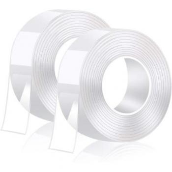 NanoStick Transparente 3 m – Paquete 2