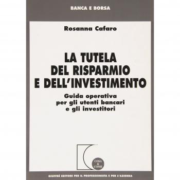 Tutela Del Risparmio E Dell'Investimento