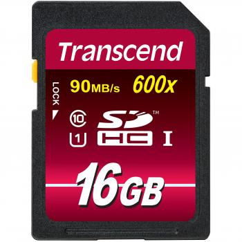 Transcend TS16GSDHC10U1E Scheda di Memoria SDHC 16 GB