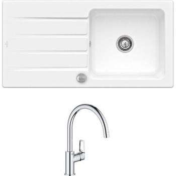 Fregadero Villeroy & Boch Arquitectura 60 – 100x51 cm con Grifo Grohe Bauloop
