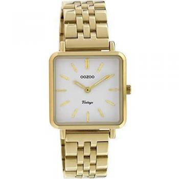 OOZOO Vintage Reloj Dorado/Blanco C9955 (29 mm)