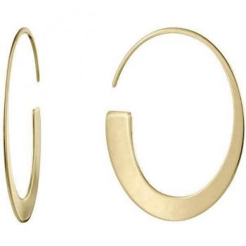 Aros Earcandy Gondola en Plata de Ley 925 con baño de oro 18k