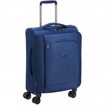 Delsey Paris Montmartre Air Equipaje de Mano, 55 cm, 37 Litros, Azul (Bleu Outremer)