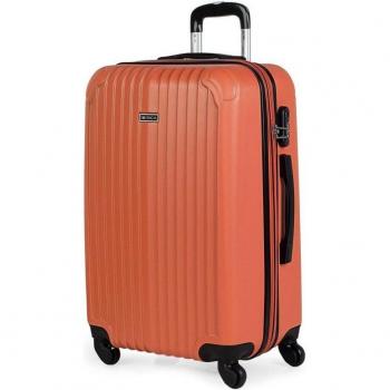 Itaca Sevron Maleta Abs Mediana, Color Mandarina Naranja