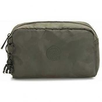 Kipling Gleam, Monedero Tiempo Libre y Sportwear Mujer, Verde (SATIN CAMO), Única