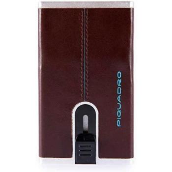 Tarjetero de Cuero Piquadro con Monedero