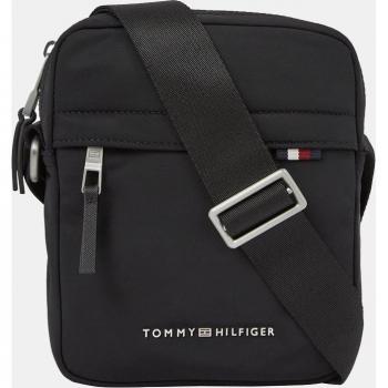 Bandolera Tommy Hilfiger negra con bolsillo exterior
