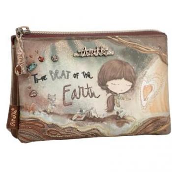 Monedero Compacto 3 Compartimentos Anekke