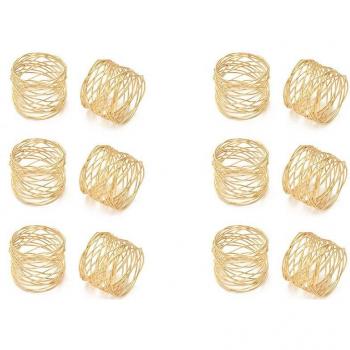 Cruz de Servilleta Dorada Anónima